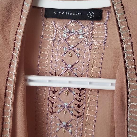 Fringe Trim Kimono - Picture 7 of 7